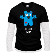 Комбінований лонгслів Hug me Ведмідь