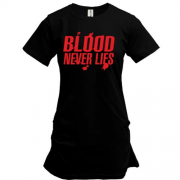 Подовжена футболка Blood never lies