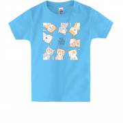 Дитяча футболка з котами і написом "Разом і Назавжди"