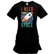 Подовжена футболка I need more space