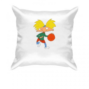 Подушка з Арнольдом і баскетбольним м'ячем