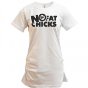 Туника с надписью "No fat chicks"