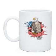 Чашка с американским орлом