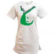 Подовжена футболка Крокодил