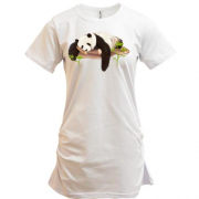 Подовжена футболка Sleepy Panda