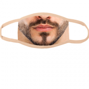 Багаторазова маска для обличчя з вусами