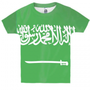 Дитяча 3D футболка з прапором Саудівської Аравії