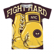 3D футболка Fight Hard
