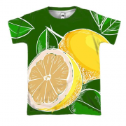 3D футболка с лимоном и цитрусовыми