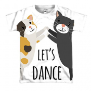 3D футболка Lets dance