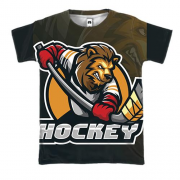 3D футболка Hockey Lion