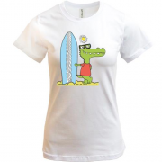 Футболка Crocodile surfer
