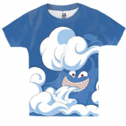 Дитяча 3D футболка зі щасливою хвилею