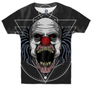 Дитяча 3D футболка зі злим клоуном
