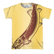 3D футболка з длинної рибой