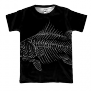 3D футболка з контуром рибки