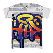 3D футболка Hip Hop graffiti