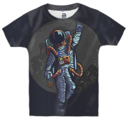 Дитяча 3D футболка з летять космонавтом
