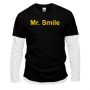 Комбинированный лонгслив Mr. Smile