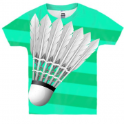 Детская 3D футболка с воланчиком для тенниса
