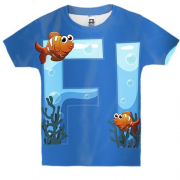 Дитяча 3D футболка Fish
