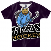 Детская 3D футболка Grizzly Hockey