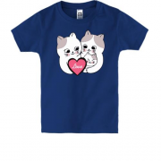 Дитяча футболка Cat Family
