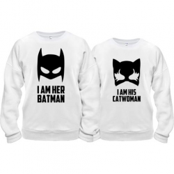 Парные кофты Batman and Catwoman