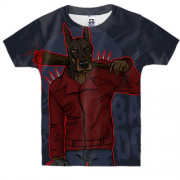 Дитяча 3D футболка Bad dog