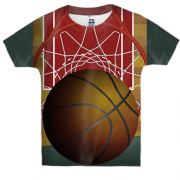 Детская 3D футболка Basketball кольцо