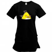 Подовжена футболка  Yellow bird