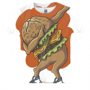 Детская 3D футболка Dab Burger