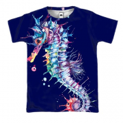 3D футболка Sea ​​Horse Art