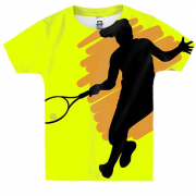 Детская 3D футболка с игроками в теннис(2)