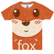 Детская 3D футболка Fox