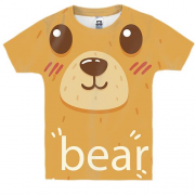 Детская 3D футболка Bear