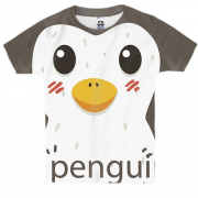 Детская 3D футболка Penguin