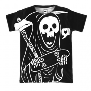 3D футболка Death loves a skate