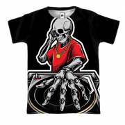 3D футболка Skull DJ