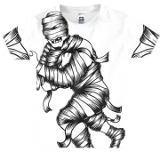 Детская 3D футболка с мумией в бинтах