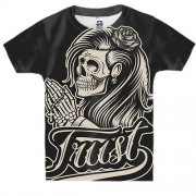 Дитяча 3D футболка Skull Trust