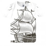 Детская 3D футболка Ship Graphics