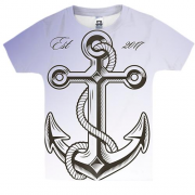 Дитяча 3D футболка Ship Anchor