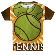 Детская 3D футболка Tennis Balls