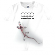 Детская 3D футболка Audi Quattro