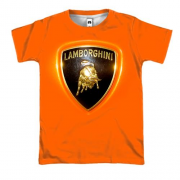 3D футболка Lamborghini (Orange)