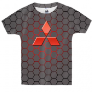 Детская 3D футболка Mitsubishi (armor)