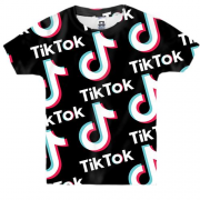 Детская 3D футболка Tik Tok pattern