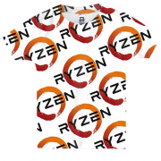 Детская 3D футболка Ryzen pattern