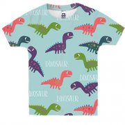 Дитяча 3D футболка Dinosaur  pattern